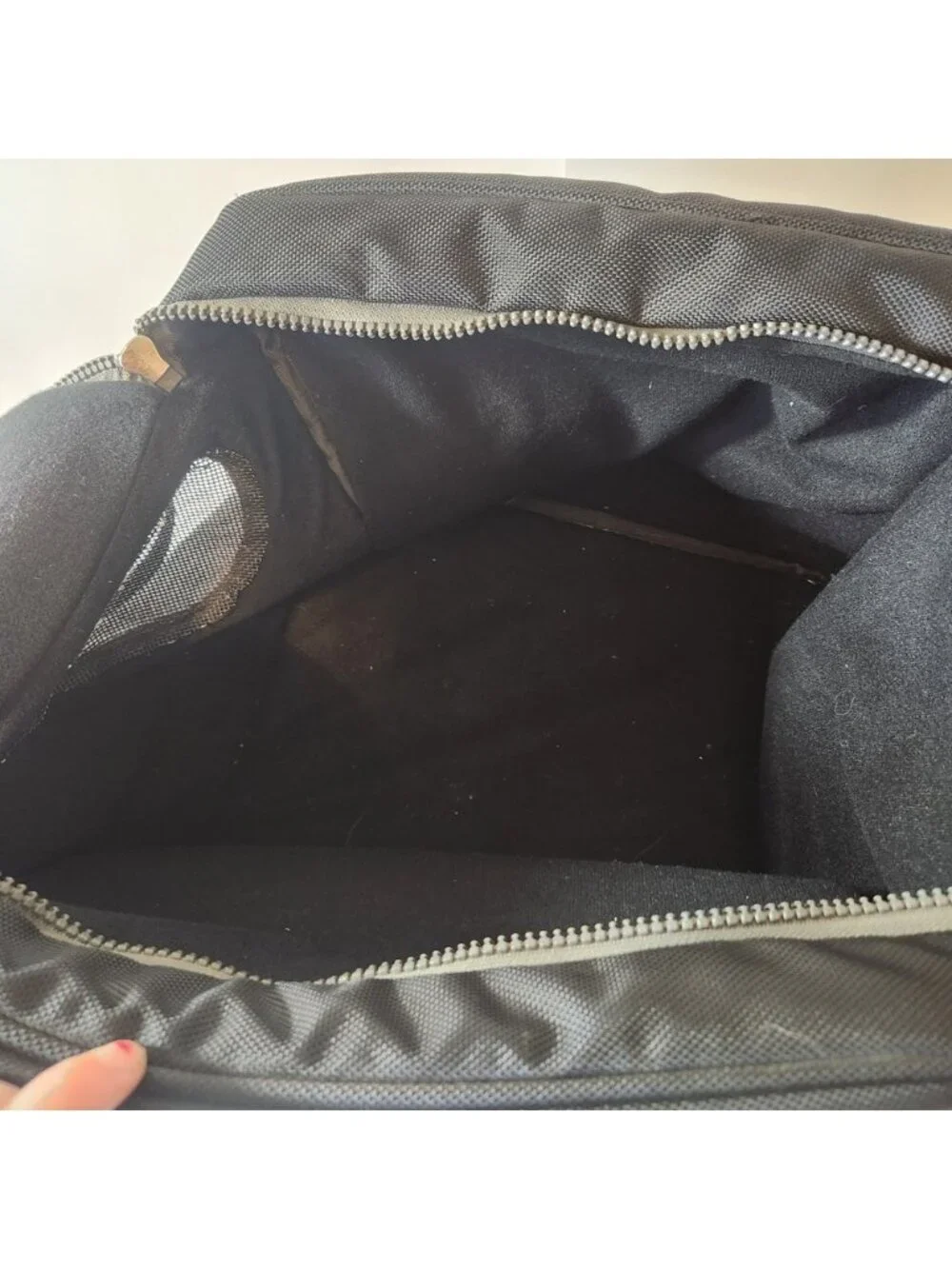 Kali Protectives Black Ballistic Nylon Helmet Gear Bag with Mesh Vents Dustbag